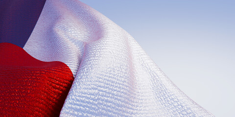 Independence Day Czechia. 3d render.