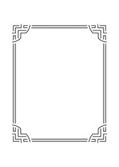 シンプルなフレーム