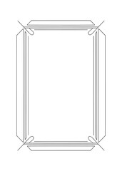 シンプルなフレーム