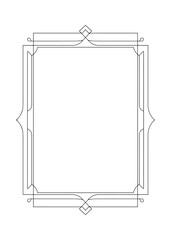 シンプルなフレーム