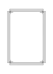 シンプルなフレーム