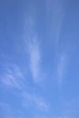 上弦の月　月のある景色