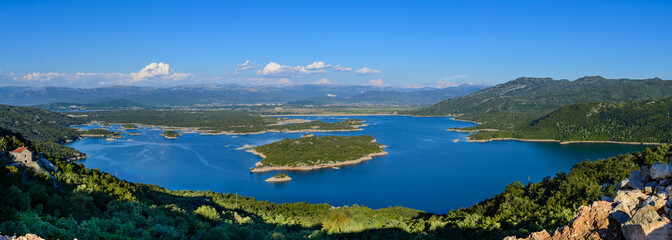 Great Panorama Slansko lake.