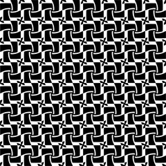Abstract black figures on a whire background. Seamless texture for fashion, textile design,  on wall paper, wrapping paper, fabrics and home decor. Simple repeat pattern.