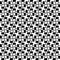 Abstract black figures on a whire background. Seamless texture for fashion, textile design,  on wall paper, wrapping paper, fabrics and home decor. Simple repeat pattern.