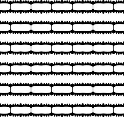 Abstract black figures on a whire background. Seamless texture for fashion, textile design,  on wall paper, wrapping paper, fabrics and home decor. Simple repeat pattern.