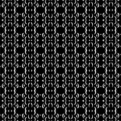 Abstract black figures on a whire background. Seamless texture for fashion, textile design,  on wall paper, wrapping paper, fabrics and home decor. Simple repeat pattern.