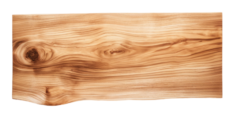 chopping board isolated on white background, wooden cutting solid oak wood board cut out