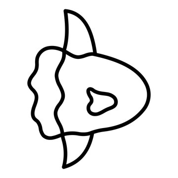 recommend clip art: Sunfish Lineart