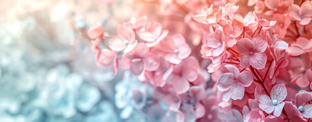 Obraz premium Stylish pastel color palette with a large area for text overlay