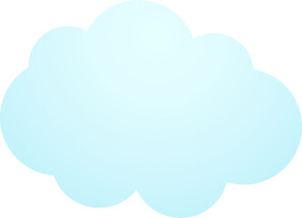 cloud, clouds shape icon design