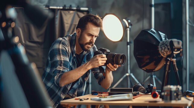 photographer with a camera
