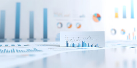 chart design illustrating financial data for business growth and investment success