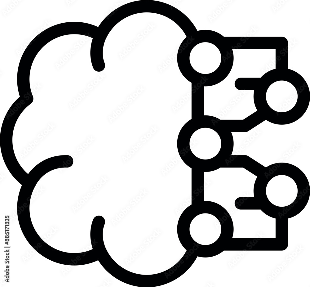 Poster cloud computing system is connecting information with nodes in a secure and efficient manner