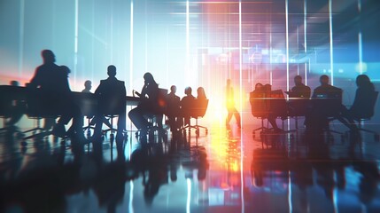 Business training web banner vector image