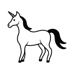 The Best  Unicorn Silhouette Vector Illustration