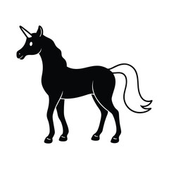 The Best  Unicorn Silhouette Vector Illustration
