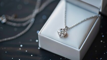 necklace jewelry with box