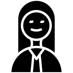 Woman vector icon illustration of Party and Celebration iconset.