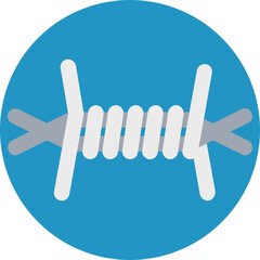 Rope vector  Icon with isolated background in Rounded style

