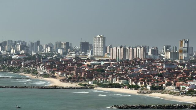 Vista de Fortaleza, Cear&aacute;, Brasil.
