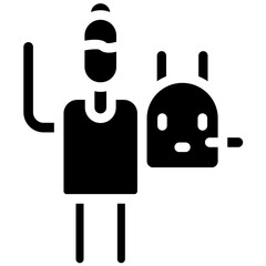 Stuffed Animals vector icon illustration of Festa Junina iconset.