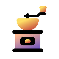 Editable coffee grinder vector icon. Cafe, coffee shop, restaurant, drink, beverages. Part of a big icon set family. Perfect for web and app interfaces, presentations, infographics, etc