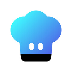 Editable chef's hat vector icon. Food, restaurant. Part of a big icon set family. Perfect for web and app interfaces, presentations, infographics, etc