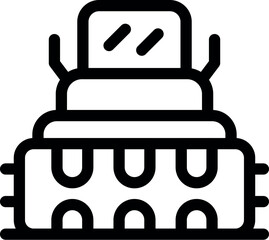 Agricultural machinery driving over a field cultivating the soil