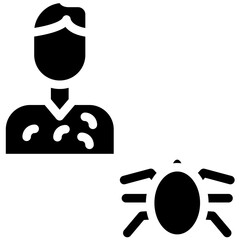 Vector-Borne Disease vector icon illustration of Infectious Diseases iconset.