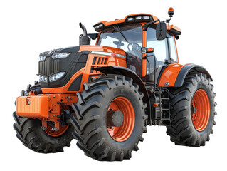 Obraz premium modern tractor isolated on a white background