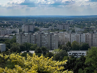 Obraz premium View of Tatabanya, Hungary.