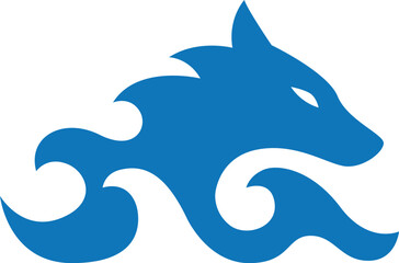 Atlantic Wolf logo vector illustration