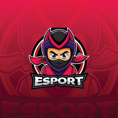 mascot gaming logo design template