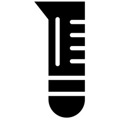 Graduated Cylinder vector icon illustration of Lab iconset.