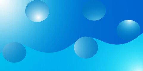 Abstract circle blue modern vector background with minimalist dynamic and smooth wave shapes abstract background. banner, pattern, wallpaper, template, business card Vector illustration.