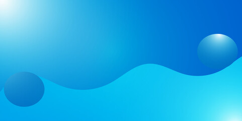 Abstract blue modern vector background with minimalist dynamic and smooth wave shapes abstract background. banner, pattern, wallpaper, template, business card Vector illustration.