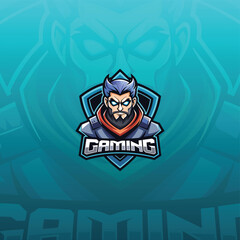 mascot gaming logo design template