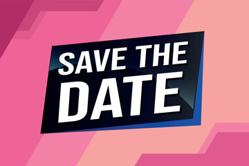 save the date poster banner graphic design icon logo sign symbol social media website coupon

