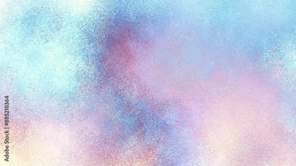 Poster Seamless colorful abstract background with rough grain for loop playback. Dynamic gradient animation with grainy grains on abstract background