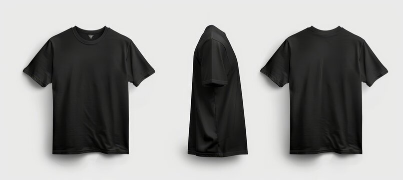 Black Tshirt Front Back Images Browse 84 901 Stock Photos Vectors and Video Adobe Stock