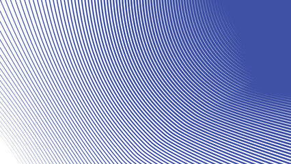 Blue dynamic curve line abstract background vector image for backdrop or presentation