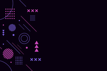 simple black and pink dynamic web background