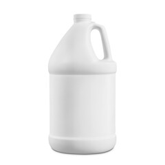 An image of a White Gallon Plastic Jug isolated on a white background