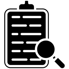 Traceability Matrix vector icon illustration of Quality Assurance iconset.