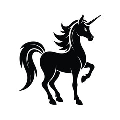 Obraz premium The Best Unicorn Silhouette Vector Illustration