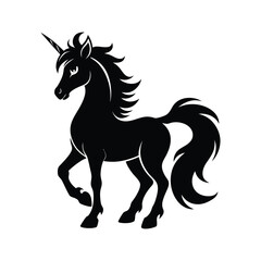 The Best  Unicorn Silhouette Vector Illustration