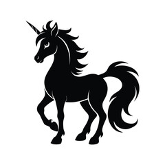The Best  Unicorn Silhouette Vector Illustration