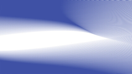 Blue dynamic curve line abstract background vector image for backdrop or presentation