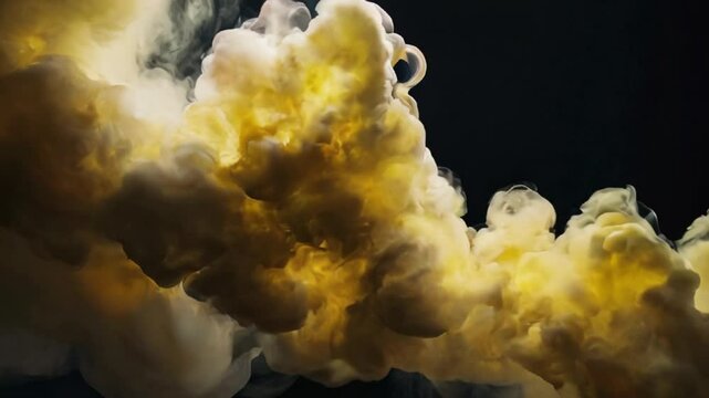 lllustration of smoke isolated background